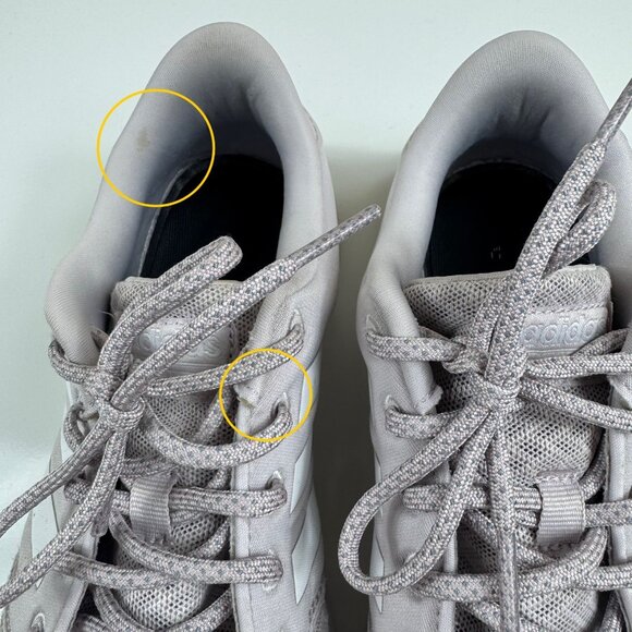 Adidas Womens QT Racer Sneaker Pink Size 7.5 Cloudfoam Pure Running Shoes B43758 - Picture 4 of 12